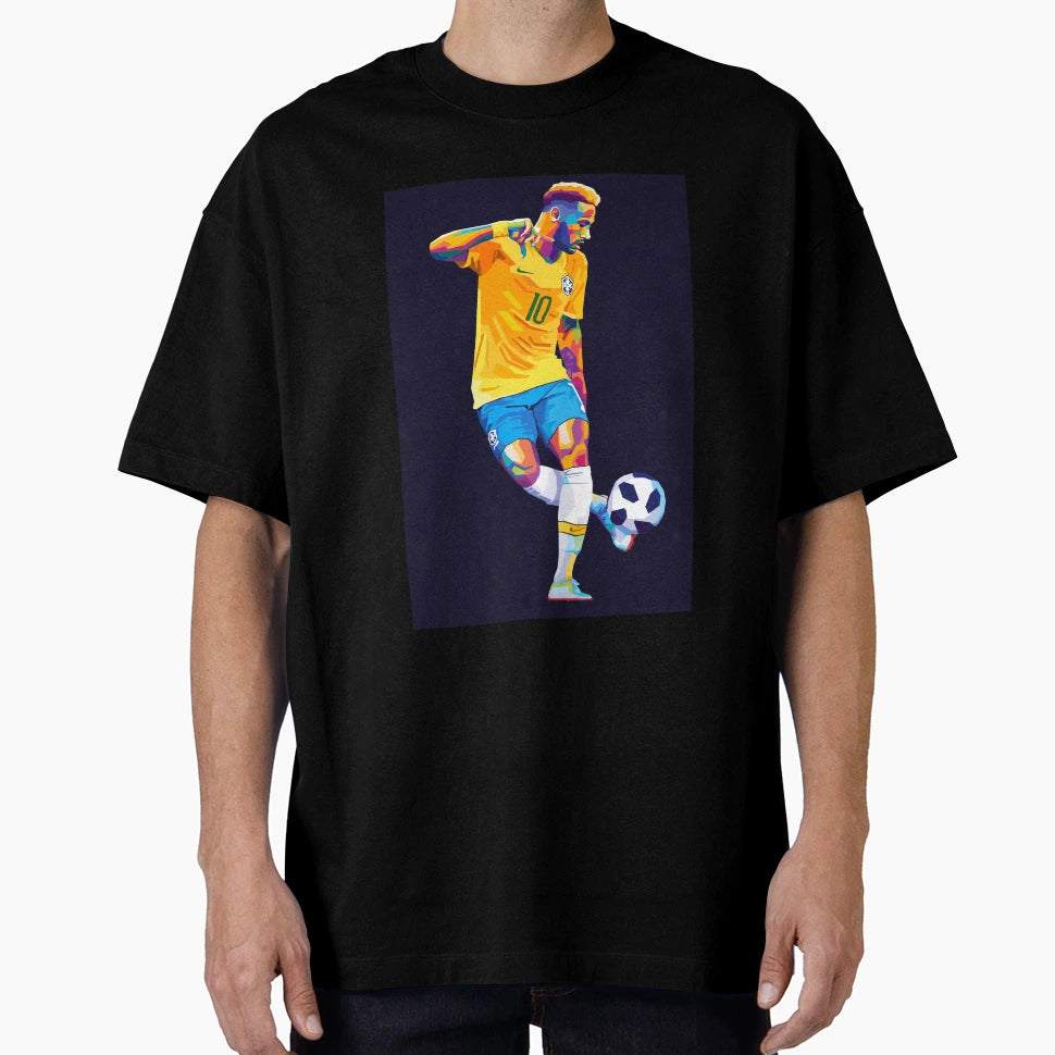 Neymar Jr Wpap Pop Art T-Shirt - Casual Everyday Wear for Adults - T-Shirt, Sweatshirt, Hoodie