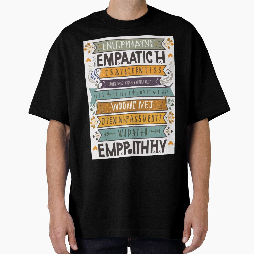 Heartfelt Connections: Inspirational Empathy Quotes - Adult & Kids T-Shirts, Sweatshirts & Hoodies apparel design preview 1