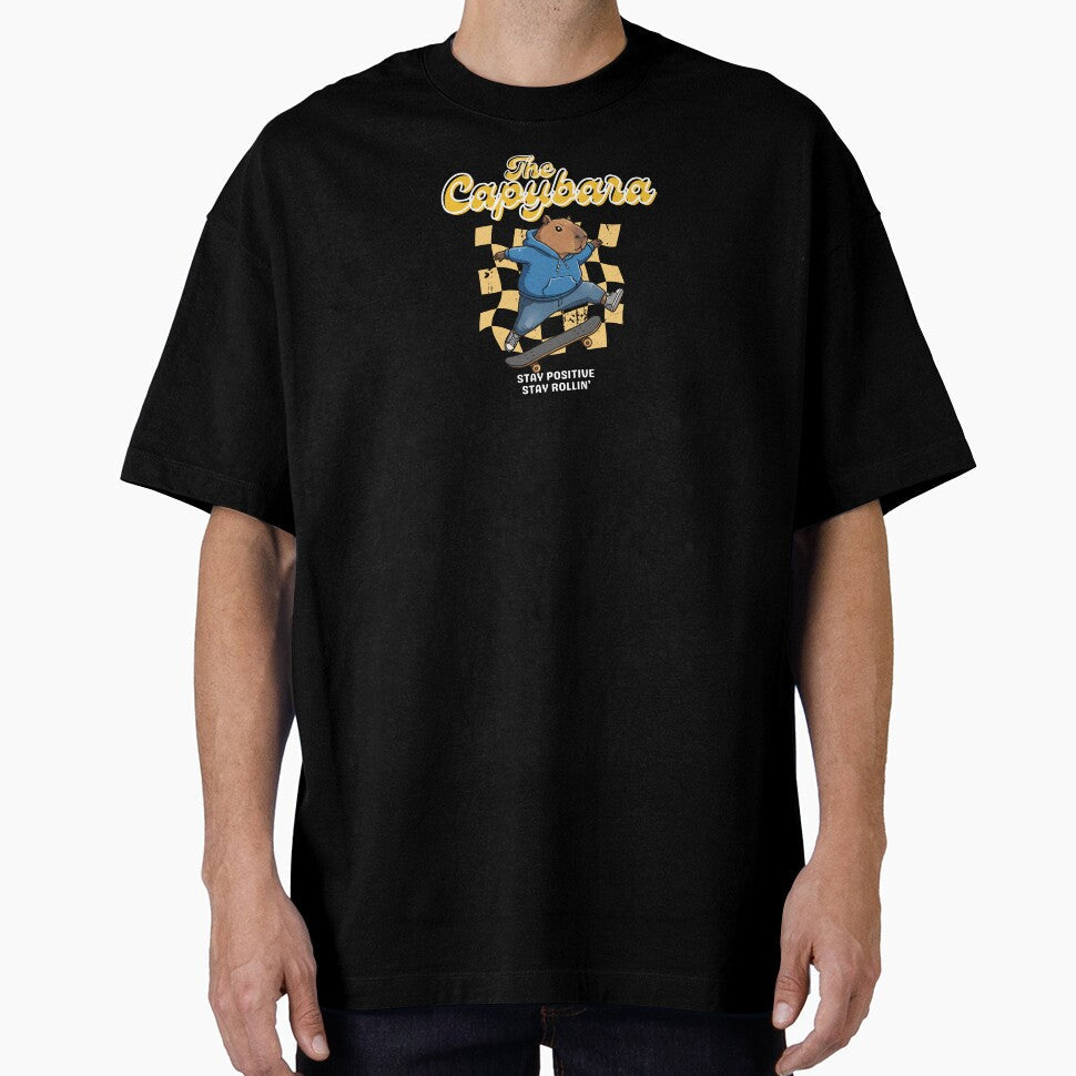 The Street Capybara by magic Yellow bus - Adult & Kids T-Shirts, Sweatshirts & Hoodies apparel design preview 1