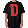 Alphabet Red D Sports Letter D T-Shirt - Casual Everyday Wear Unisex - T-Shirt, Sweatshirt, Hoodie