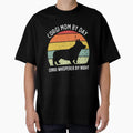 Retro Sunset Corgi Mom by Day design white text - Adult & Kids T-Shirts, Sweatshirts & Hoodies apparel design preview 1