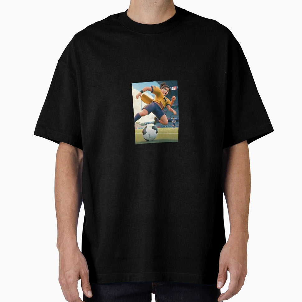 Art Football Capturing Moments Pitch T-Shirt - Trendy Graphic Men Women - T-Shirt, Sweatshirt, Hoodie