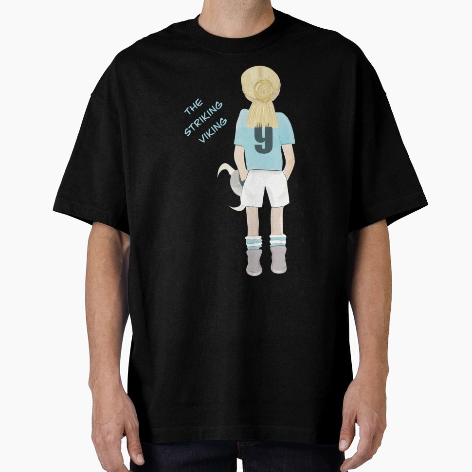 Striking Viking Haaland T-Shirt - Unique Graphic Unisex - T-Shirt, Sweatshirt, Hoodie