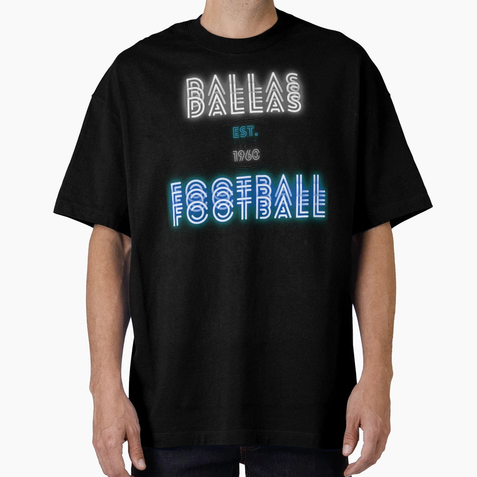 Dallas Football Throwback 80S T-Shirt - Trendy Graphic for Adults - T-Shirt, Sweatshirt, Hoodie