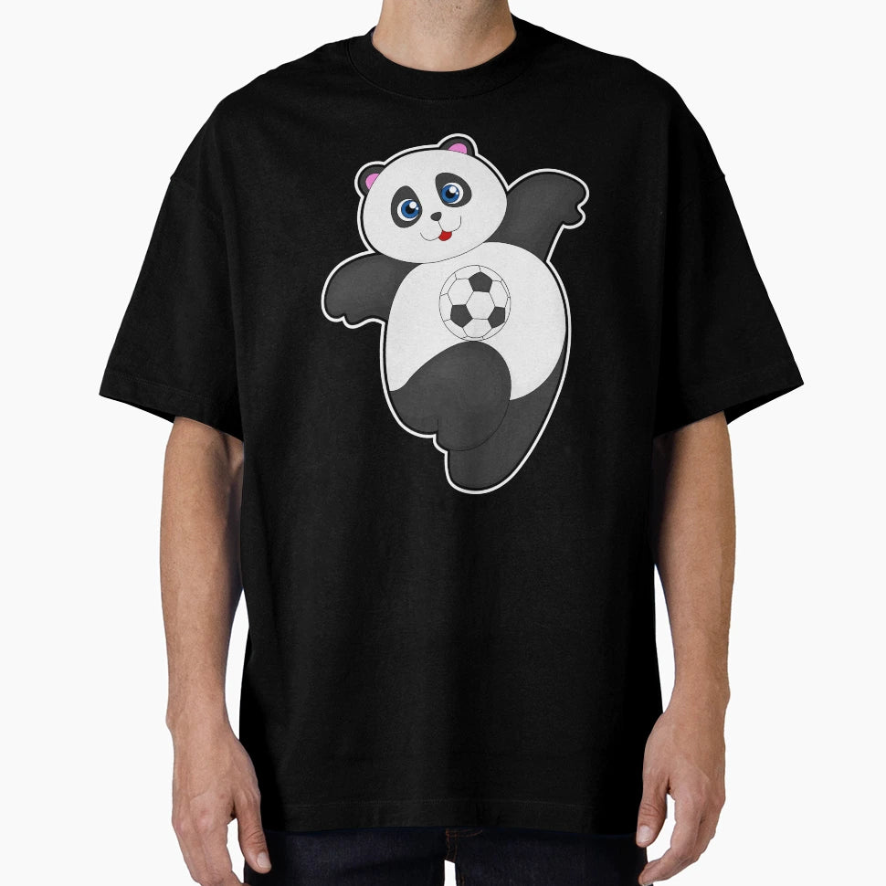 Panda Soccer Sports T-Shirt - Novelty Apparel Unisex - T-Shirt, Sweatshirt, Hoodie