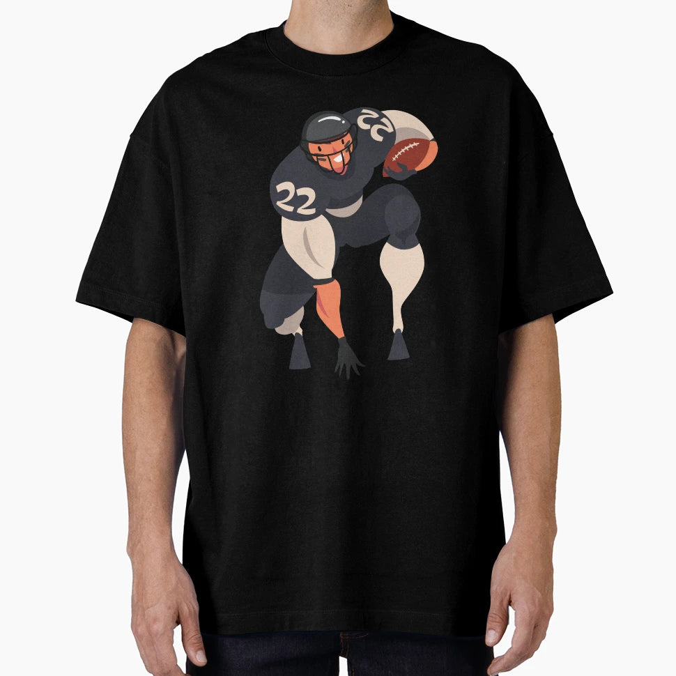 Star American Football Player Nr 22 T-Shirt - Trendy Graphic Unisex - T-Shirt, Sweatshirt, Hoodie