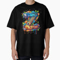 Alphabet Fusion Art Letter Z Z T-Shirt - Novelty Apparel for Adults - T-Shirt, Sweatshirt, Hoodie