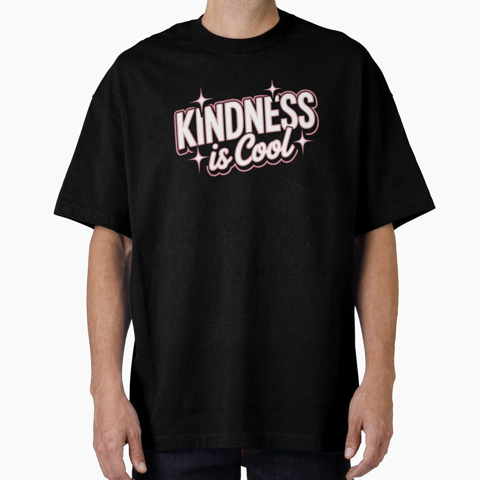 Kindness Is Cool Positive Inspirational Quote by Life - Adult & Kids T-Shirts, Sweatshirts & Hoodies apparel design preview 1