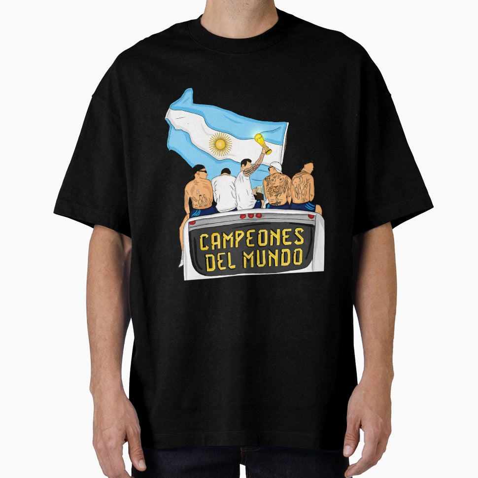 Vamo Vamo Campeones T-Shirt - Custom Art Print for Adults - T-Shirt, Sweatshirt, Hoodie