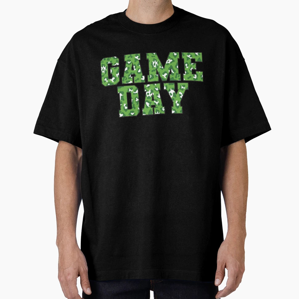 Green Leopard Game Day T-Shirt - Custom Art Print for Adults - T-Shirt, Sweatshirt, Hoodie