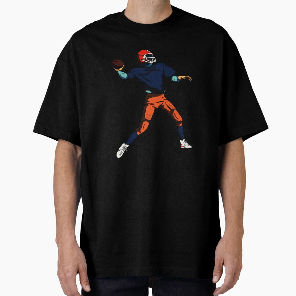 American Football Player Gridiron T-Shirt - Streetwear Style for Adults - T-Shirt, Sweatshirt, Hoodie