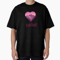 Football Heart T-Shirt - Custom Art Print Unisex - T-Shirt, Sweatshirt, Hoodie