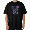 Goth And Gay Bold Pride Typography by Haus Of Sin - Adult & Kids T-Shirts, Sweatshirts & Hoodies apparel design preview 1