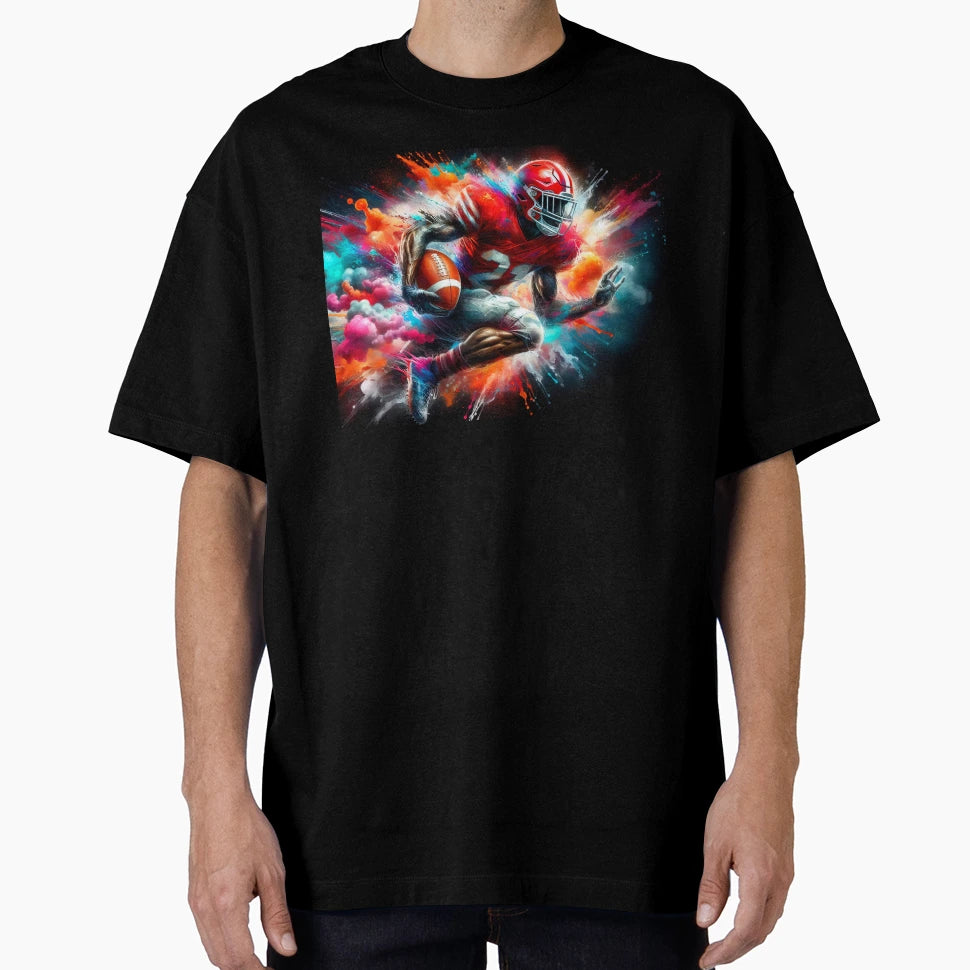 American Football Player T-Shirt - Trendy Graphic Unisex - T-Shirt, Sweatshirt, Hoodie