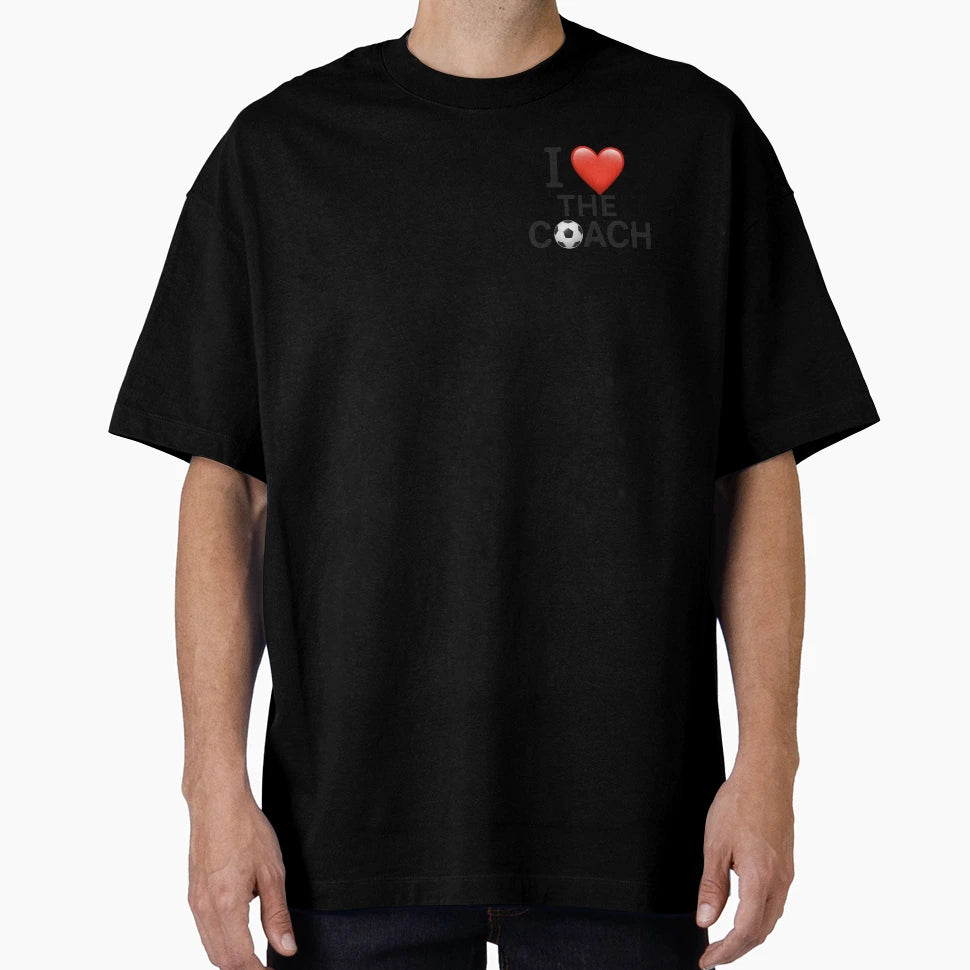 I Heart Coach Soccer T-Shirt - Graphic Print Men Women - T-Shirt, Sweatshirt, Hoodie
