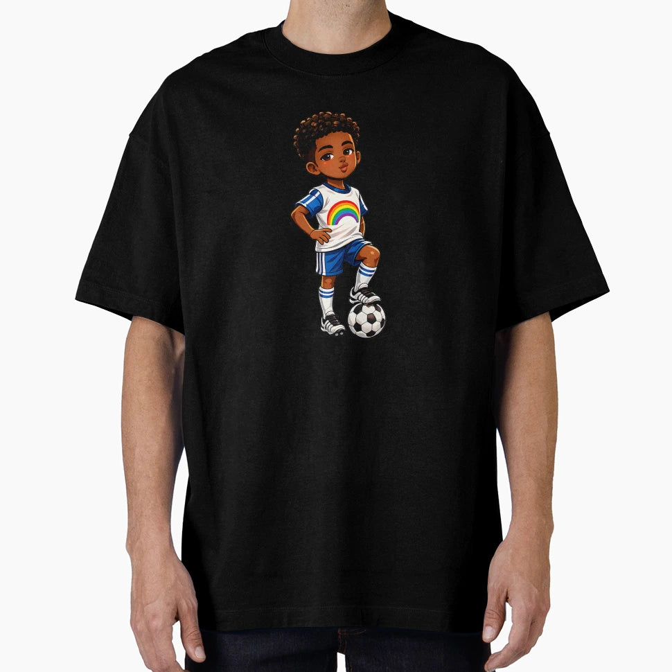 Gay Football Pride Rainbow Soccer T-Shirt - Novelty Apparel Men Women - T-Shirt, Sweatshirt, Hoodie