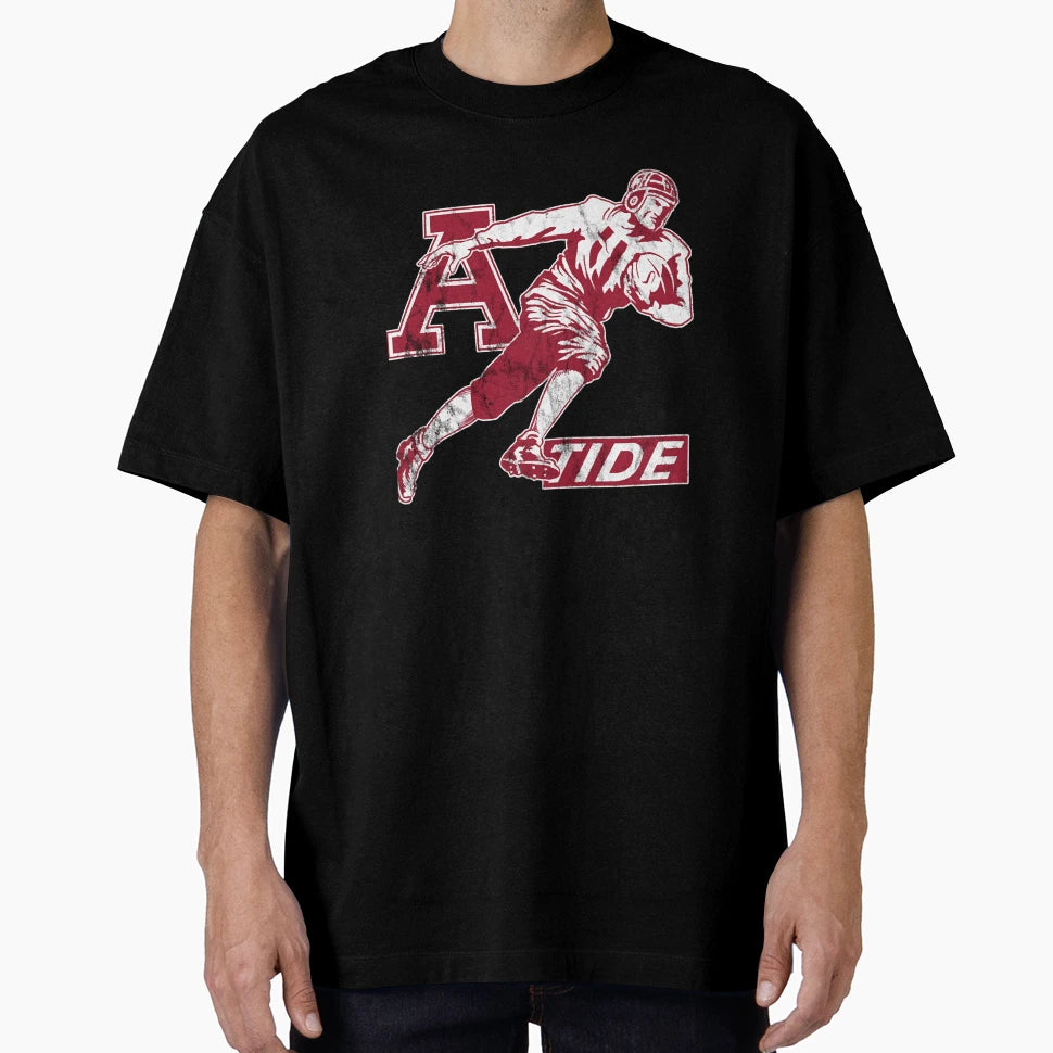Alabama Tidefootball Player T-Shirt - Streetwear Style for Adults - T-Shirt, Sweatshirt, Hoodie