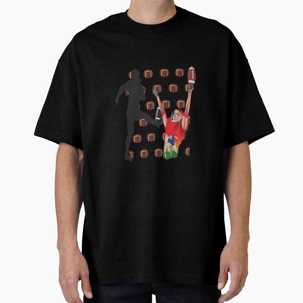 Quarterback T-Shirt - Custom Art Print Men Women - T-Shirt, Sweatshirt, Hoodie