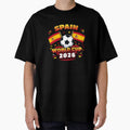 Spain World Cup 2026 Shield Minimal Football Design - Adult & Kids T-Shirts, Sweatshirts & Hoodies apparel design preview 1