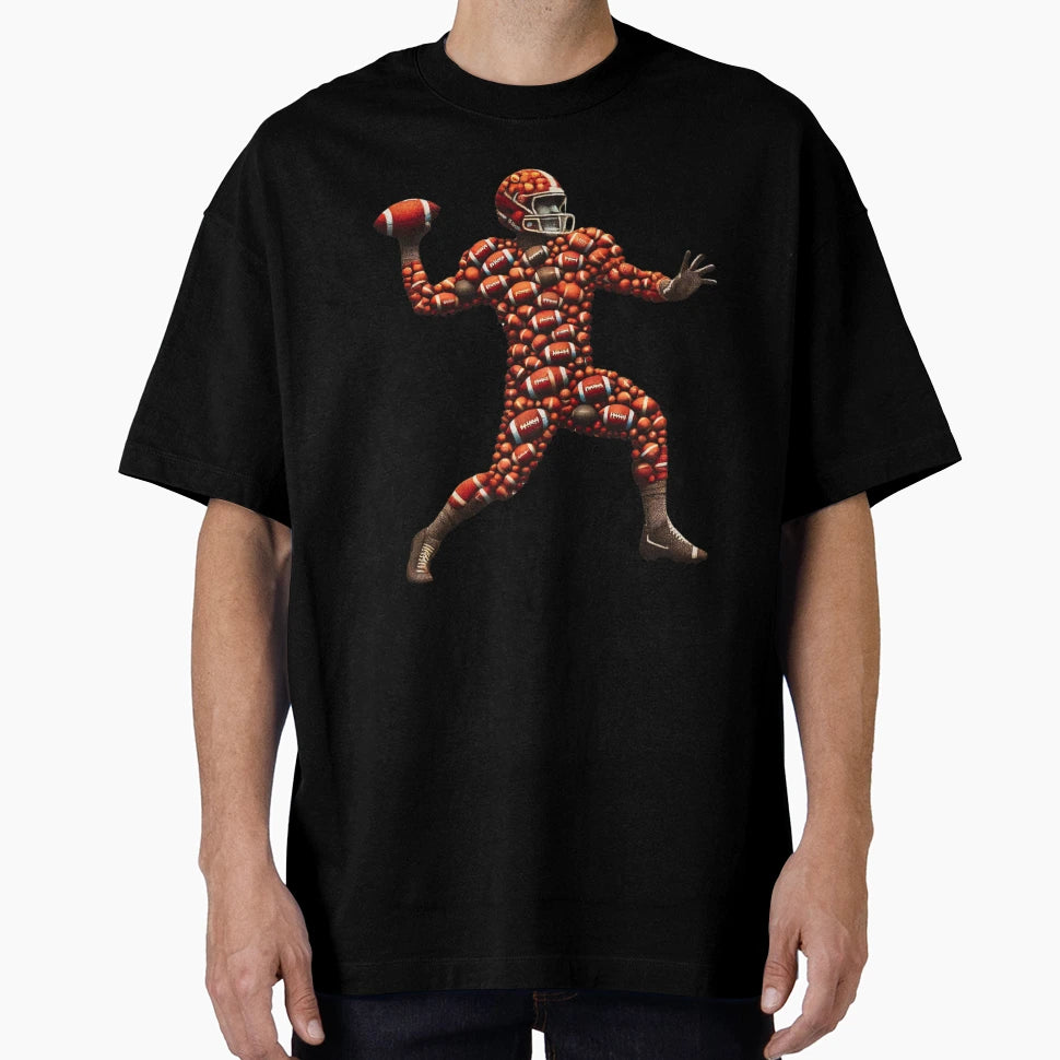 Gridiron Hero Football Quarterback T-Shirt - Casual Everyday Wear Unisex - T-Shirt, Sweatshirt, Hoodie