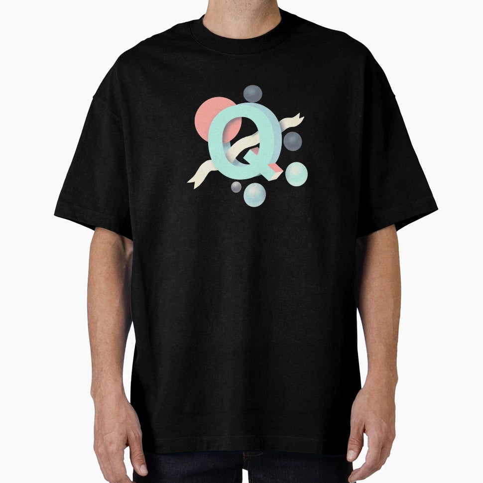 Letter Q T-Shirt - Aesthetic Graphic Unisex - T-Shirt, Sweatshirt, Hoodie