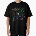 Abstract Multi Color Football Soccer T-Shirt - Novelty Apparel for Adults - T-Shirt, Sweatshirt, Hoodie