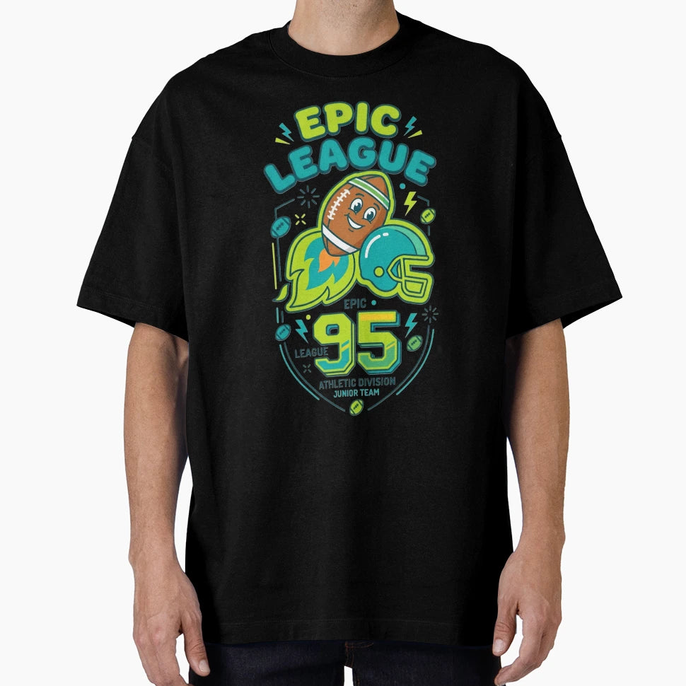 Varsity Football Epic League 95 Athletic T-Shirt - Novelty Apparel Unisex - T-Shirt, Sweatshirt, Hoodie