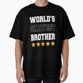 Worlds Okayest Brother Rating Five T-Shirt - Fun Novelty Design Men Women - T-Shirt, Sweatshirt, Hoodie