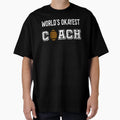 Worlds Okayest Coach Funny American T-Shirt - Casual Everyday Wear Unisex - T-Shirt, Sweatshirt, Hoodie