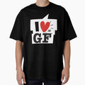 I Love My Girlfriend T-Shirt - Custom Art Print Unisex - T-Shirt, Sweatshirt, Hoodie
