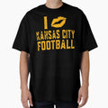 I Love Kansas City Football Distressed T-Shirt - Aesthetic Graphic Unisex - T-Shirt, Sweatshirt, Hoodie