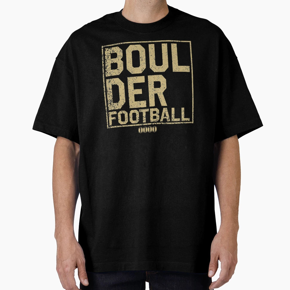 Boulder Football College Football T-Shirt - Casual Everyday Wear Unisex - T-Shirt, Sweatshirt, Hoodie
