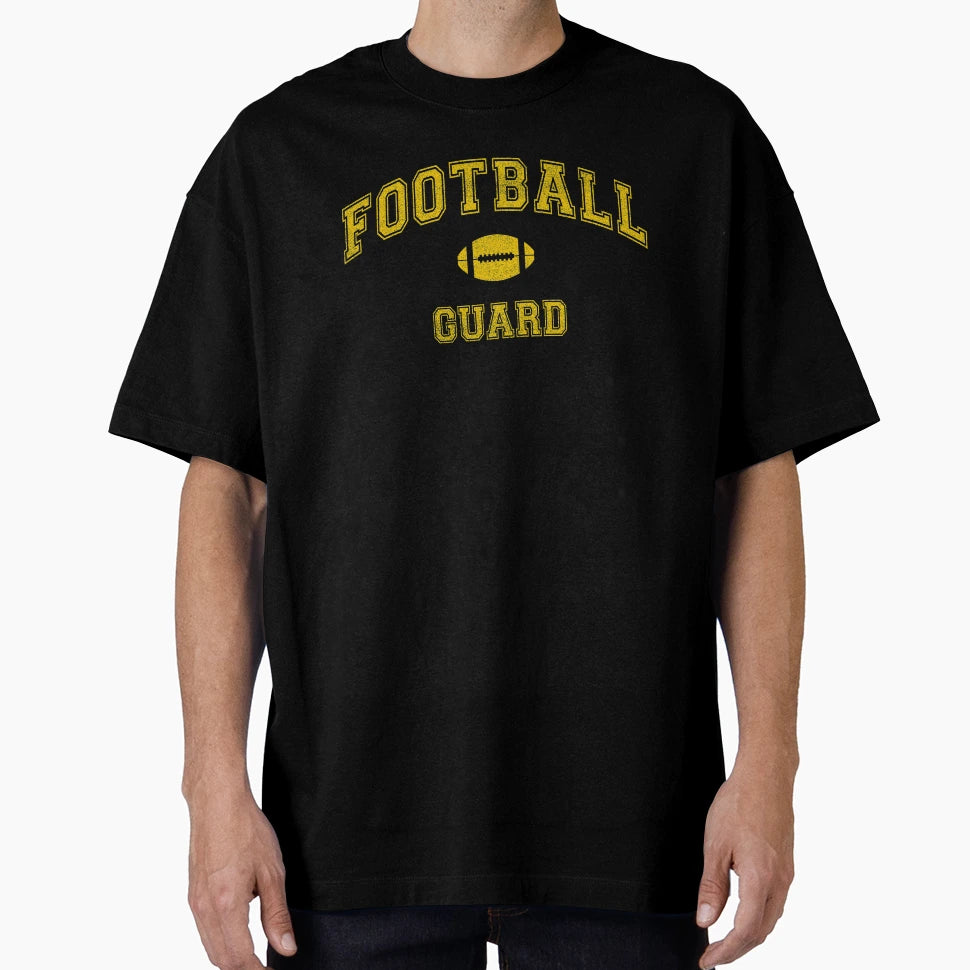 Football Team Guard Distressed T-Shirt - Fun Novelty Design for Adults - T-Shirt, Sweatshirt, Hoodie