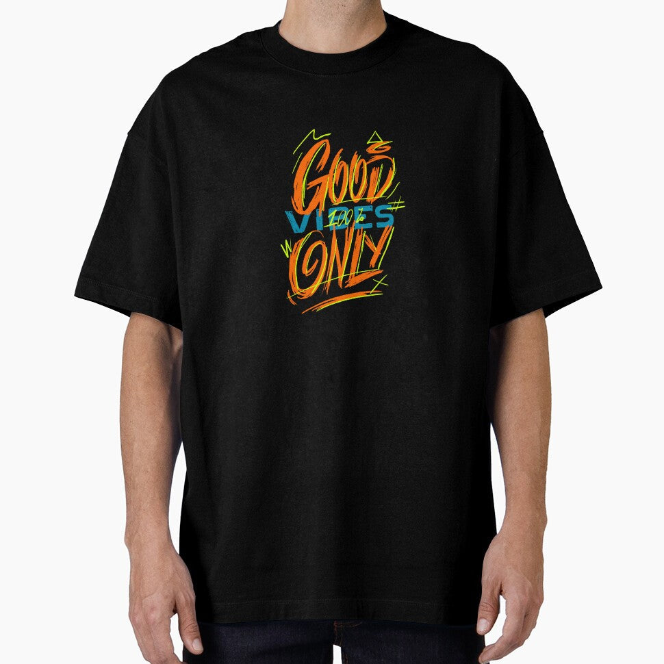 Good Vibes Only Graffiti Lettering by Chrisnug24 - Adult & Kids T-Shirts, Sweatshirts & Hoodies apparel design preview 1