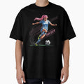 Beautiful Female Soccer Player About To T-Shirt - Graphic Print Men Women - T-Shirt, Sweatshirt, Hoodie