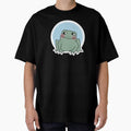 Sitting frog (blue) by sanfrankiecisco - Adult & Kids T-Shirts, Sweatshirts & Hoodies apparel design preview 1