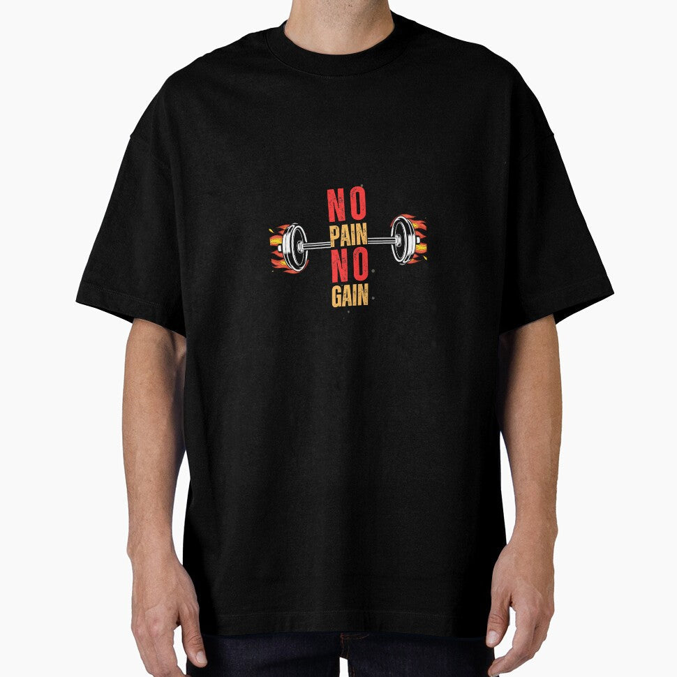 NO Pain Gain by LevelUpMerchs - Adult & Kids T-Shirts, Sweatshirts & Hoodies apparel design preview 1