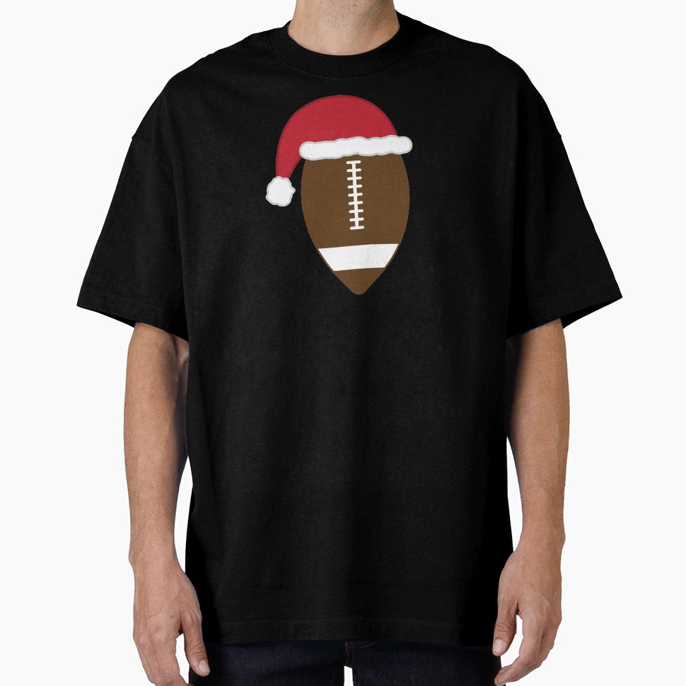 Football Santa T-Shirt - Fun Novelty Design Men Women - T-Shirt, Sweatshirt, Hoodie