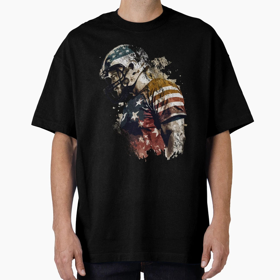 Football Grunge T-Shirt - Casual Everyday Wear for Adults - T-Shirt, Sweatshirt, Hoodie