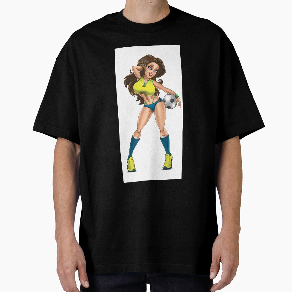Sexy Brazilian Football T-Shirt - Minimalist Print for Adults - T-Shirt, Sweatshirt, Hoodie