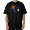 I Love Soccer Brown Hair And Skin T-Shirt - Streetwear Style for Adults - T-Shirt, Sweatshirt, Hoodie