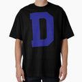 Alphabet Blue D Sports Letter D T-Shirt - Graphic Print for Adults - T-Shirt, Sweatshirt, Hoodie