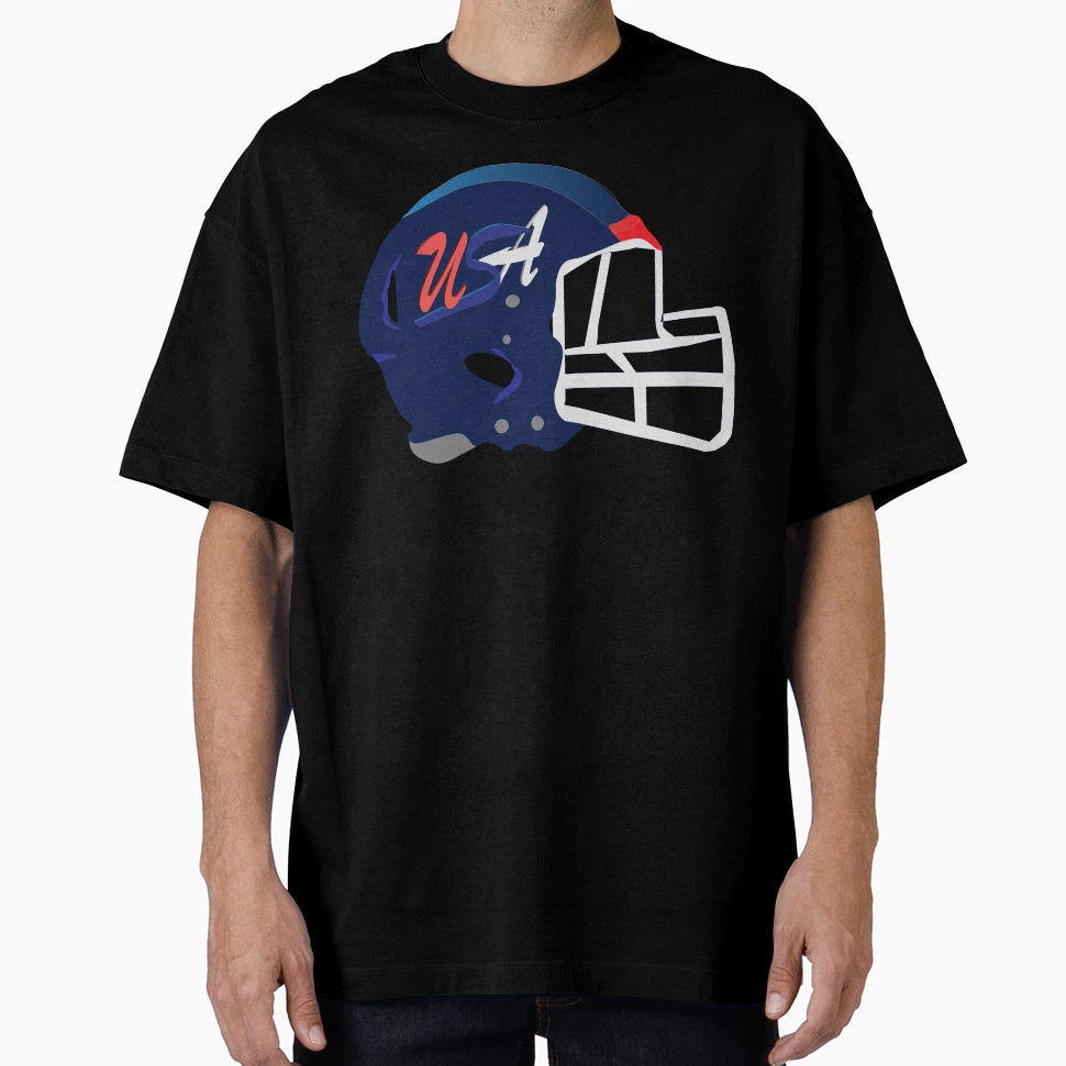 Usa Football Helmet T-Shirt - Streetwear Style Men Women - T-Shirt, Sweatshirt, Hoodie