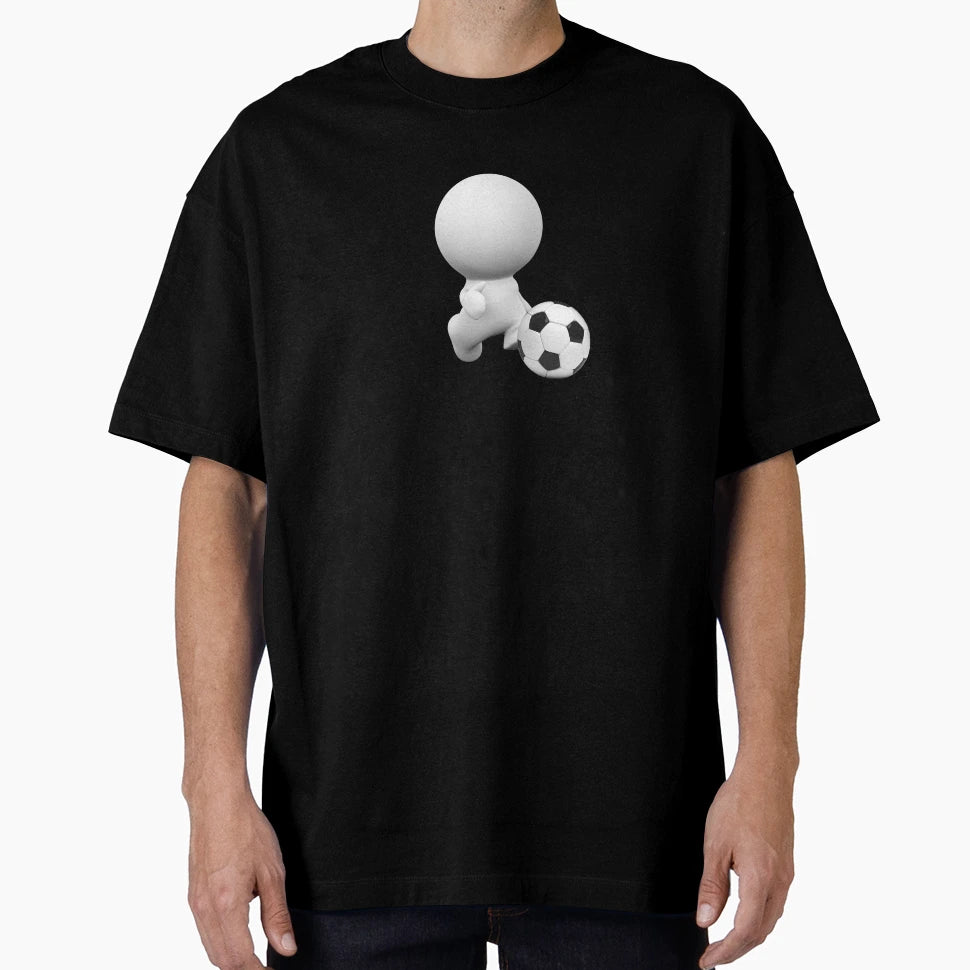 White Comic Character Playing T-Shirt - Fun Novelty Design for Adults - T-Shirt, Sweatshirt, Hoodie