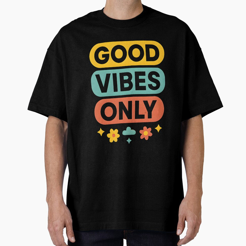 Good vibes only by Sunci - Adult & Kids T-Shirts, Sweatshirts & Hoodies apparel design preview 1