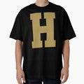 Alphabet Gold H Sports Letter H T-Shirt - Fun Novelty Design Unisex - T-Shirt, Sweatshirt, Hoodie