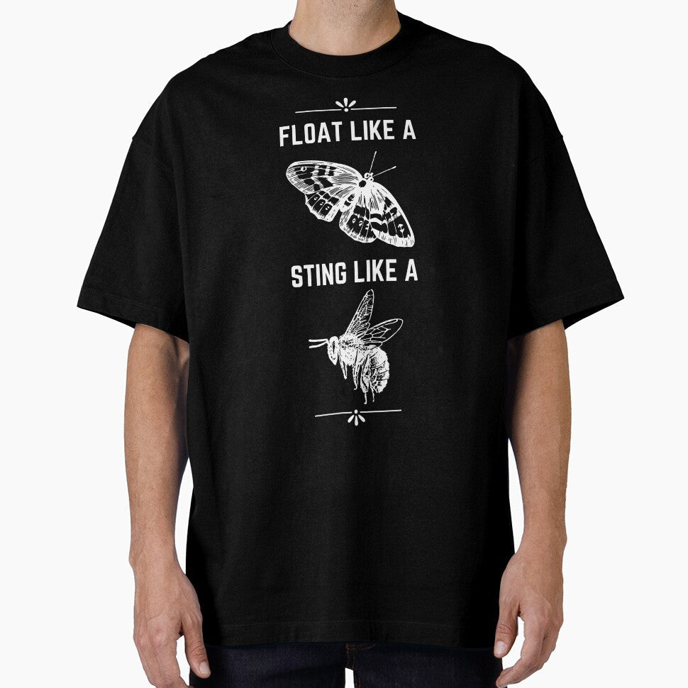 Float Like a Butterfly, Sting Bee Design by - Adult & Kids T-Shirts, Sweatshirts & Hoodies apparel design preview 1