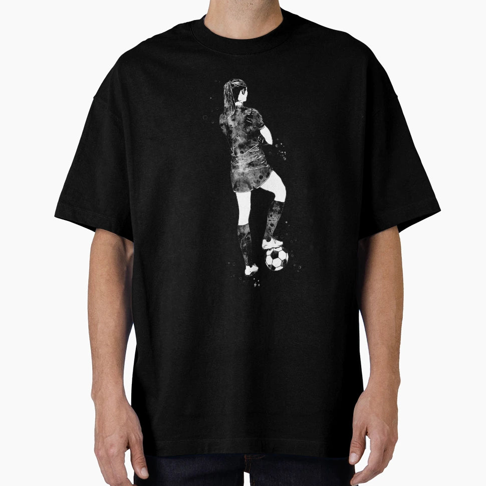 Female Soccer Player T-Shirt - Novelty Apparel Unisex - T-Shirt, Sweatshirt, Hoodie