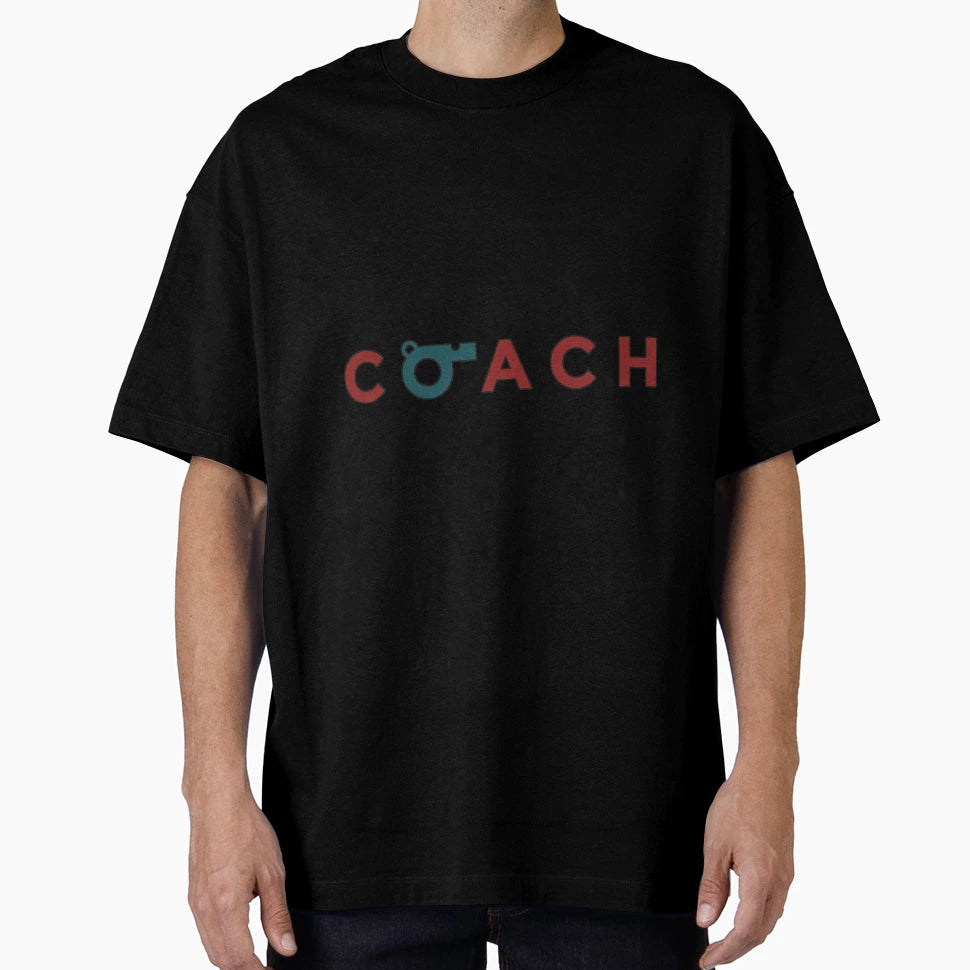 Word Coach Word Art Whistle Great T-Shirt - Custom Art Print for Adults - T-Shirt, Sweatshirt, Hoodie