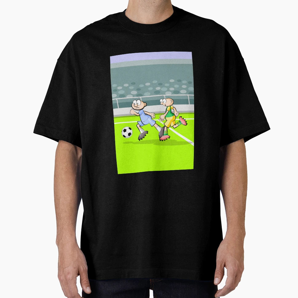 Soccer Player Escapes Ball T-Shirt - Casual Everyday Wear Men Women - T-Shirt, Sweatshirt, Hoodie
